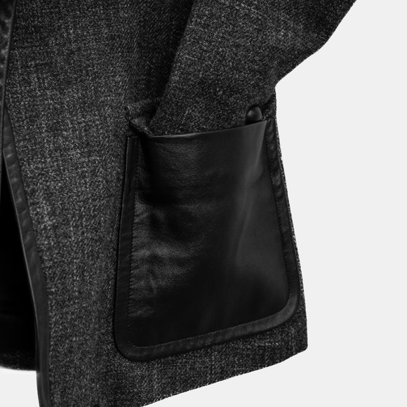 Robert Rodriguez Leather Trim Blazer - Picture 7 of 11